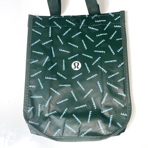 NWT Brand New Lululemon Athletica Small Green Tote Bag. Size 9 x 12